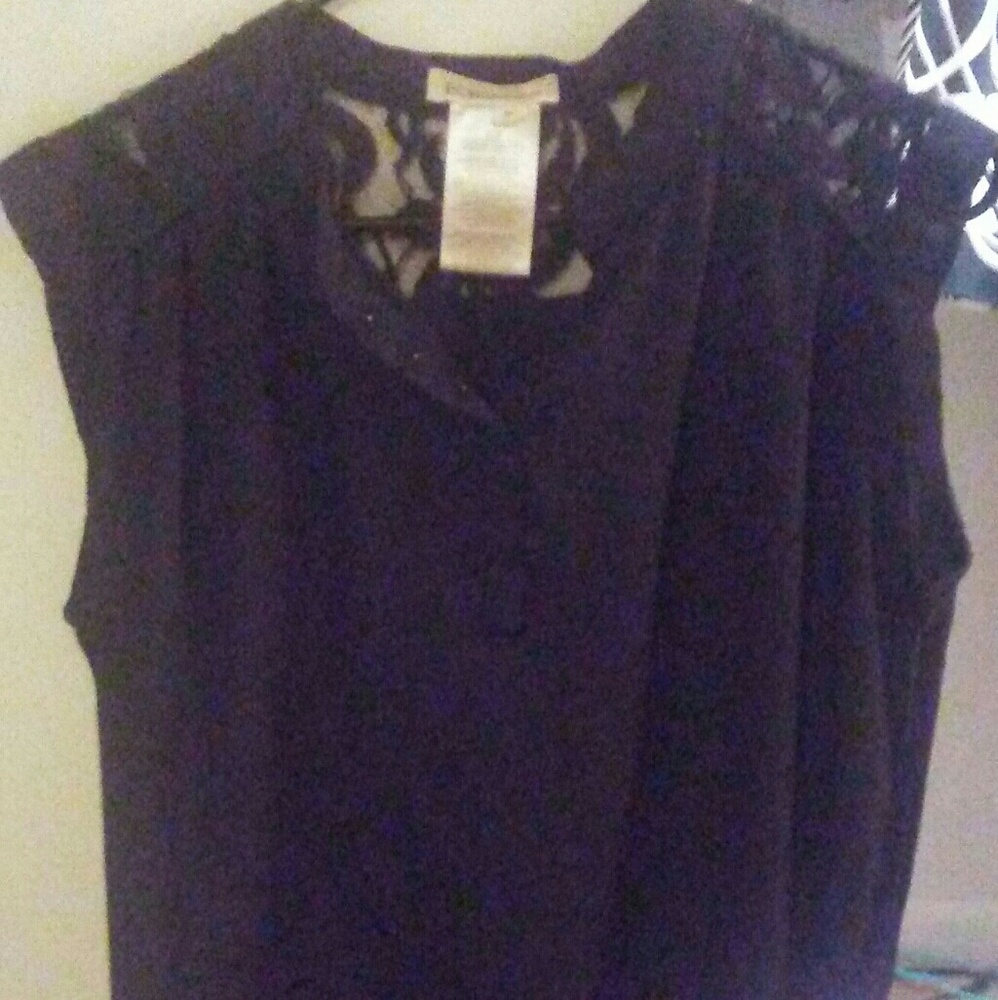 BCBG MaxAzria black sleeveless top